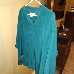 100% silk shirt